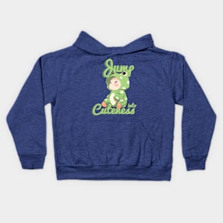 Jump into Cuteness Kawaii Anime Frog Kids Hoodie